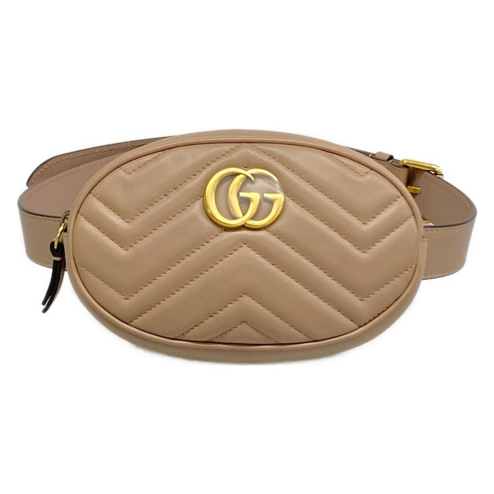 Gucci Gg Marmont Quilting Leather Belt #305703G73B